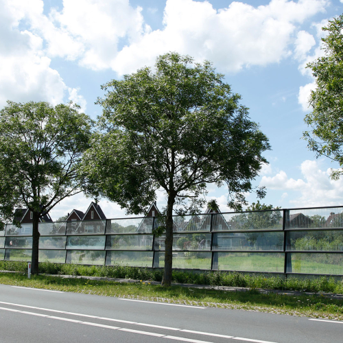 Funderingsloos geluiddscherm